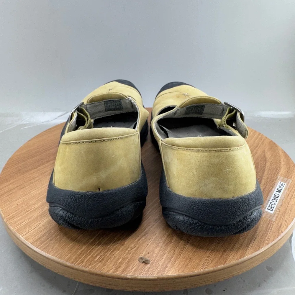 Keen Suede Mary Jane Shoes Womens Size 7 Yellowish Tan Granola Girl Casual Flats